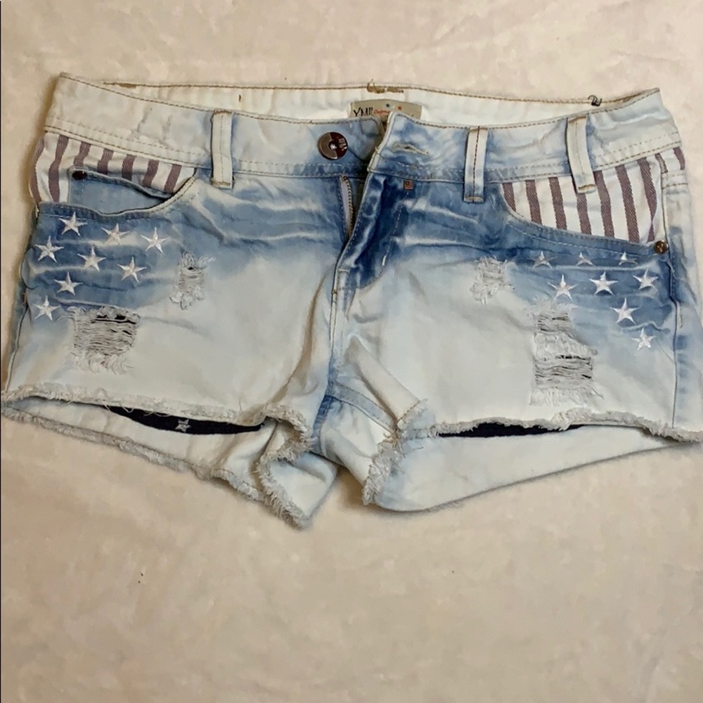 Patriotic Denim shorts